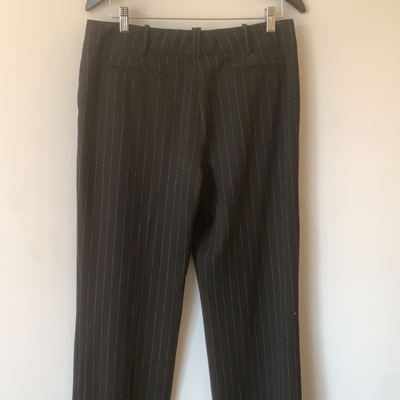 St. John pin stripped black slacks size 12 - Picture 4 of 6
